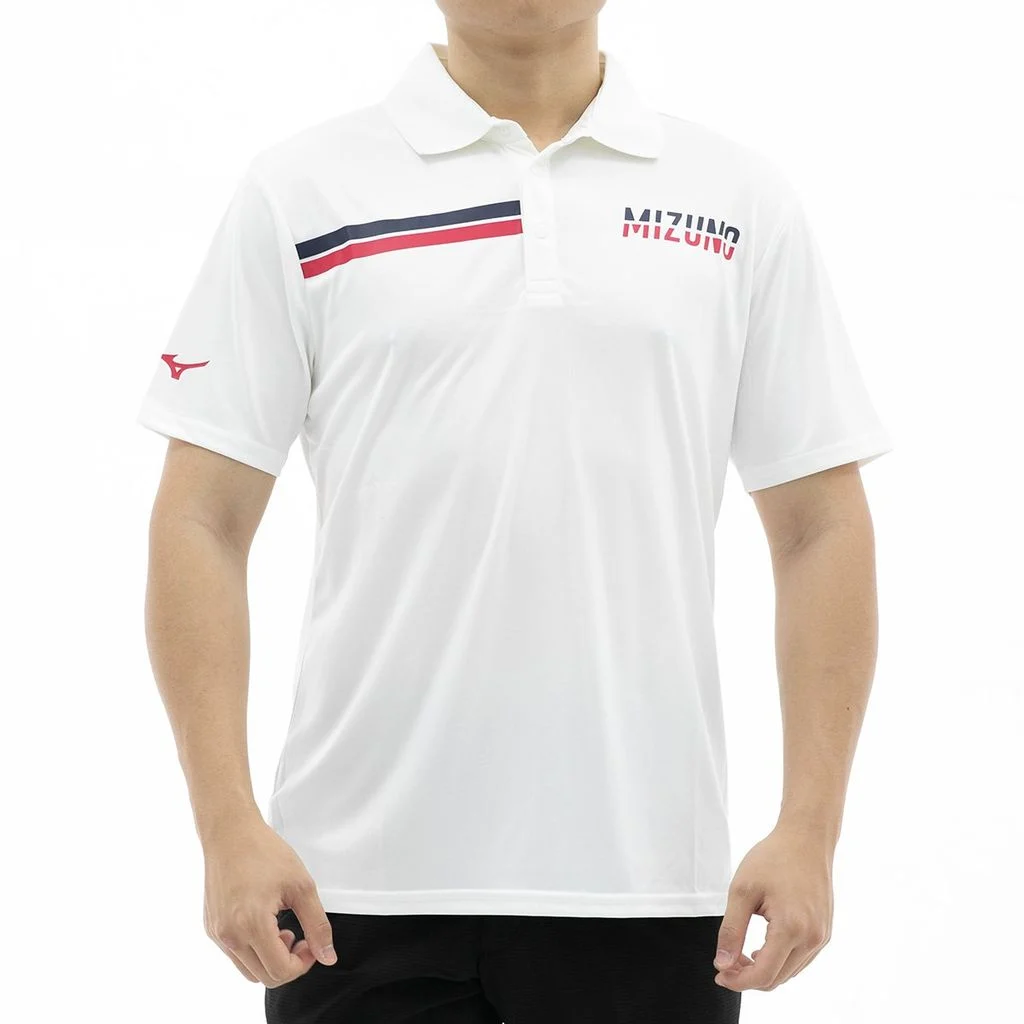 Áo golf tay ngắn nam CHEST PRINT POLO