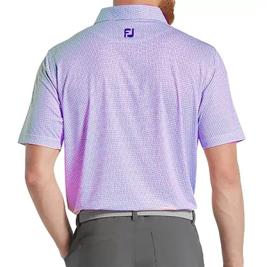 Áo golf nam tay ngắn Pinwheel Print