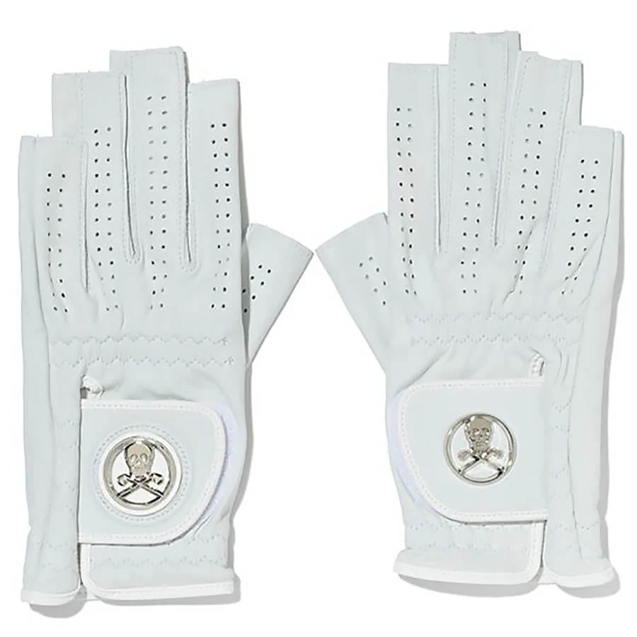 Cặp găng tay golf nữ Signal Marker White